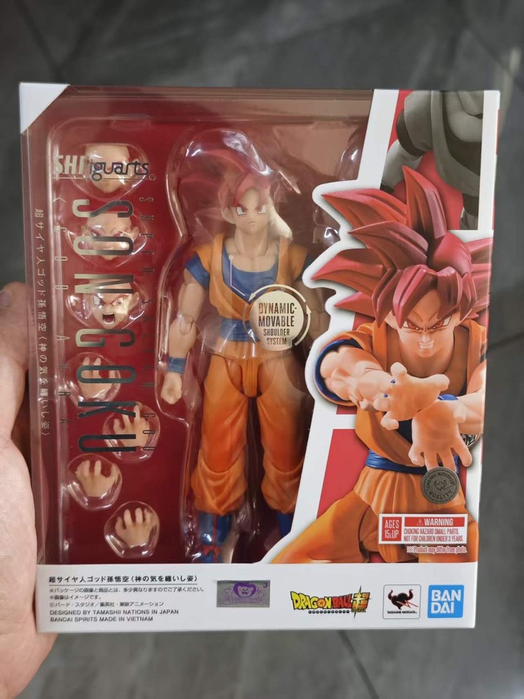 Bandai S.H.Figuarts Dragon Ball Super Saiyan God Son Goku God Aura Action Figure