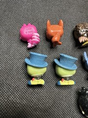 Disney Doorables Glitter Lot of 9 Stitch Minnie Beauty Beast Pinocchio Zootopia
