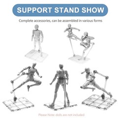2/6/18/24 Pc HG144 Action Figure Display Holder Base Doll Model Support Stand