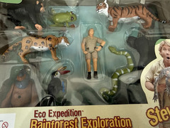 STEVE IRWIN Eco Expedition RAINFOREST EXPLORATION Move Action Play Set 2006 NEW