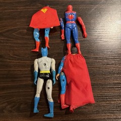 1979 DC Superman Batman Marvel Spider-Man Vintage Figure Lot – Parts Repair RARE
