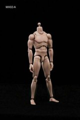 MX02-A 12″ Europe Skin Male Action Figure Body For 1/6 Head Sculpt Model Toy USA