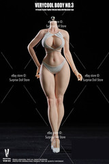 VERYCOOL VCD-03 1/6 Female Fighter Seamless Body Muscular Leg 12” Plump Figure