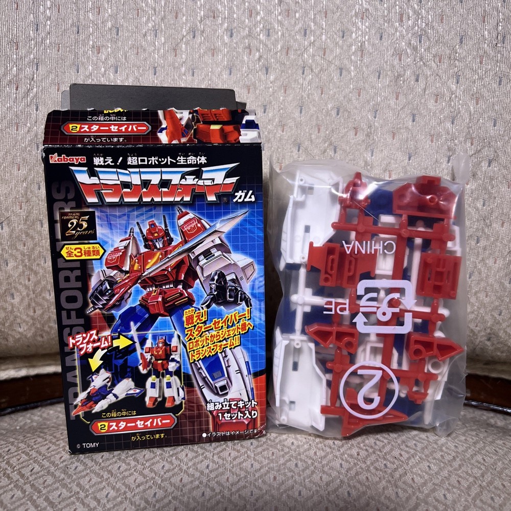Star Saber Transformers Kabaya Takara Tony model Kit box open, unused complete