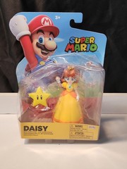 Nintendo Super Mario Bros Daisy w Super Star Action Figure Jakks Pacific Sealed