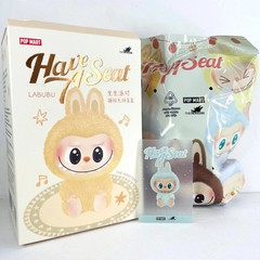 POP MART Labubu The Monsters Have A Seat QuQu Plush Figure Open Box New Inside