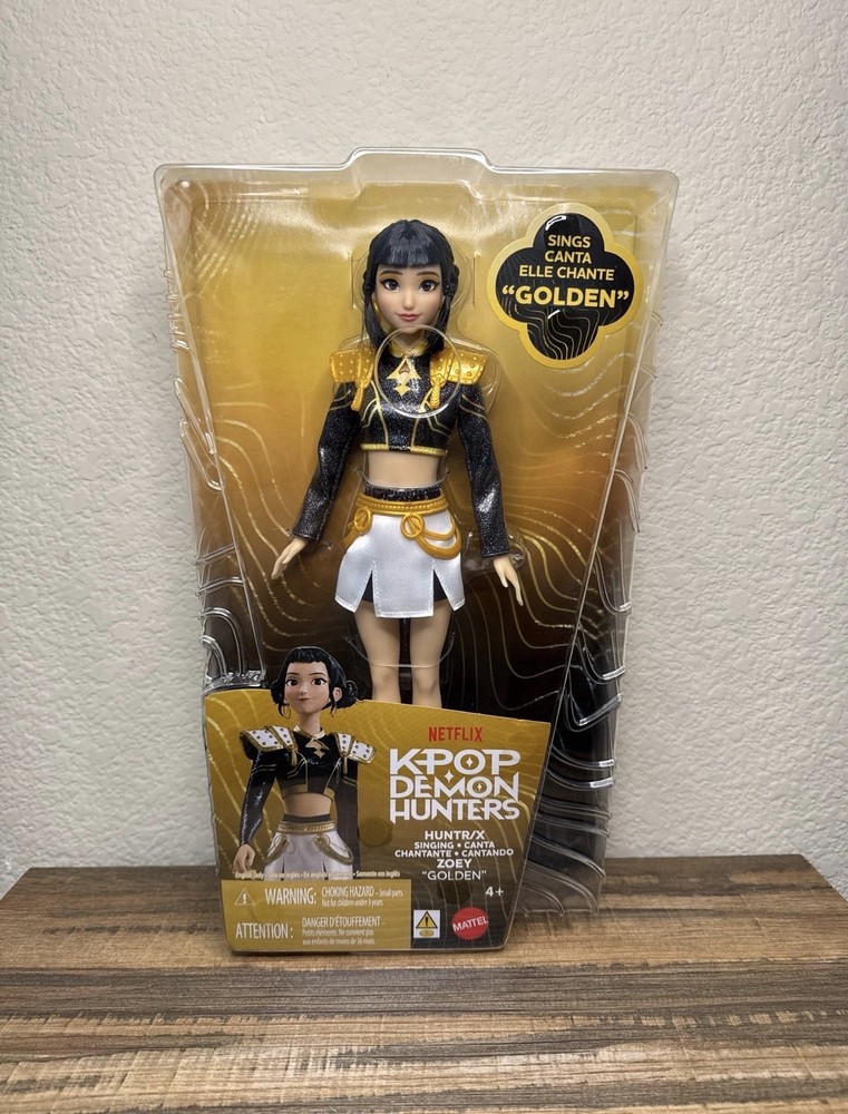 LICENSED ORIGINAL KPop Demon Hunters Huntrix Zoey Singing Doll HUNTR/X