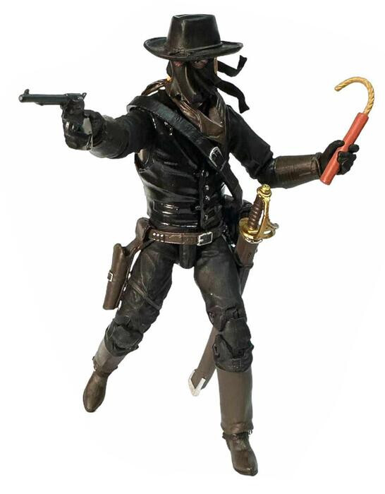 Dime Novel Legends 1:18 scale (4″) old west action figure Black Snake