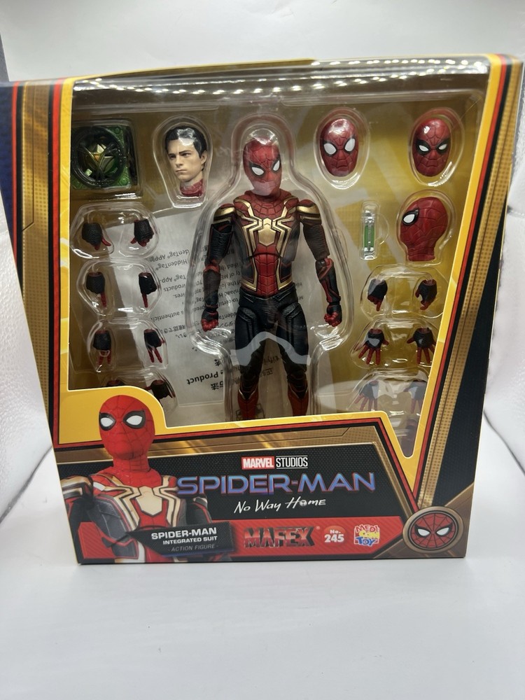 MAFEX No.245 Spider-Man (Integrated Suit) Spider-Man: No Way Home (US SELLER)