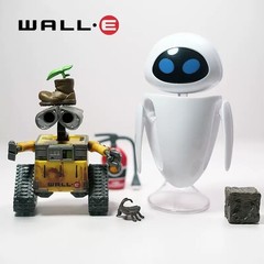 Wall-E And Eve Mini Robot Movable Action Figure Party Toys Gift New in Box