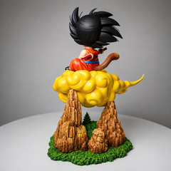21cm/8.27inch Dragon Ball Kintoun Goku Figure Kid Goku Pvc Statue Action Figures