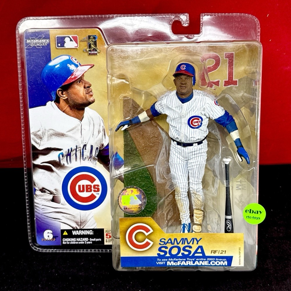 McFarlane MLB Chicago Cubs Sammy Sosa Pinstripes Variant Series 6 Action Figure
