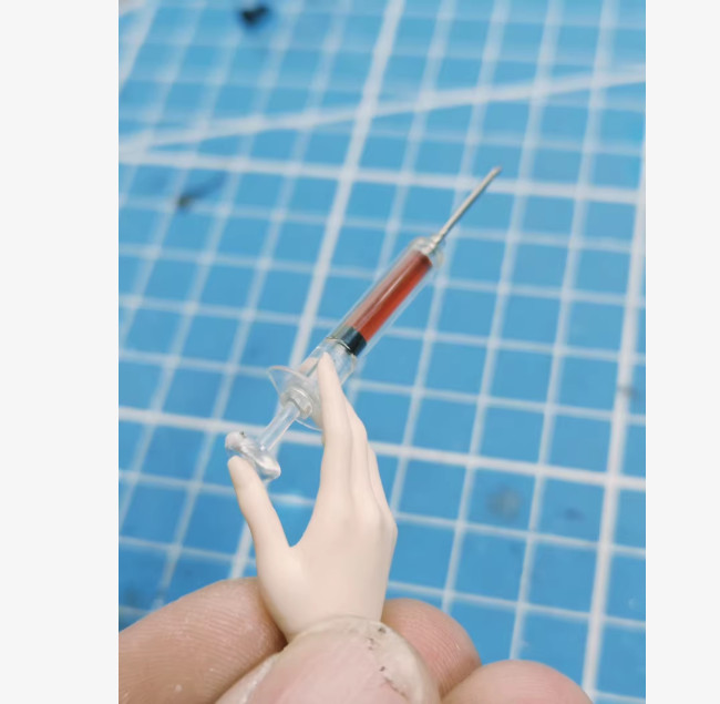 1/6 Male Soldier Injection Syringe Model for 12”action figure ph tbl