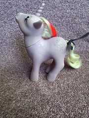 My Little Pony G1 – Powder – 1980s Snowflake Unicorn Pony! Flawed!