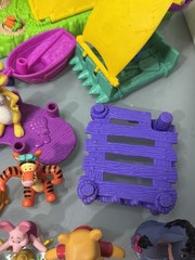 Mattel Disney Winnie the Pooh 100 acres Woods Campground Swimming Hole Lot parts