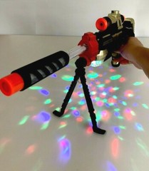 Electronic Toy Gun, Battle Sniper, Assault Rifle, Sparkling Lights/Sound, 20”