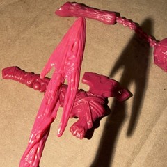 TMNT Ninja Turtles Accessories 1997 Tyranno Shredder Weapons COMPLETE Set! DINO