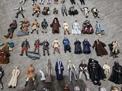 Star Wars Saga Collection Loose Action Figures Lot of 54 – Clones, Jedi, Vader