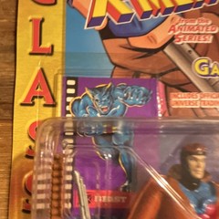 ToyBiz Marvel X-Men Classics Gambit Action Figure Boxed w/ Staff trading card