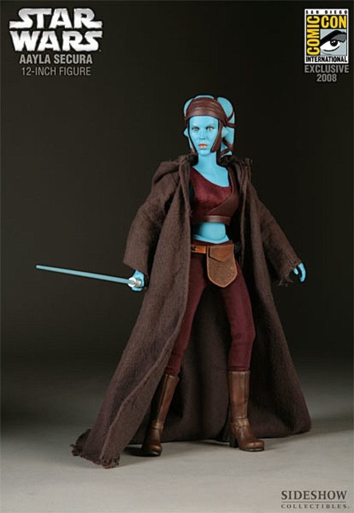Star Wars Sideshow Collectibles 1/6 Aayla Secura SDCC 2008 NEW #2155 Sealed MISB