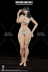 VERYCOOL VCD-03 1/6 Female Fighter Seamless Body Muscular Leg 12” Plump Figure