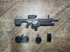 Valaverse Action Force Weathered Assault Rifle XtraMags Fodder GI Joe Classified