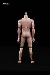 1/6 Scale Narrow Shoulder 12” Male Action Figures Body Caucasian Skin Men Nude
