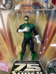 GREEN LANTERN Dc Universe 75 Years of Super Power Sealed 3 3/4″ Figure & Button
