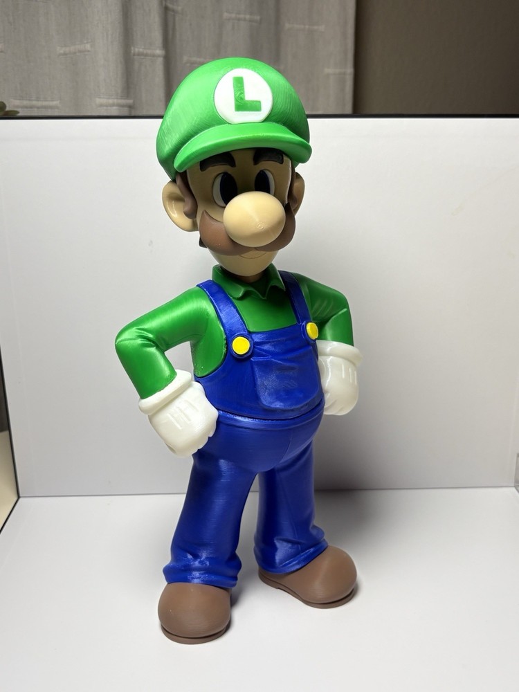 Luigi Super Mario 3D Printed