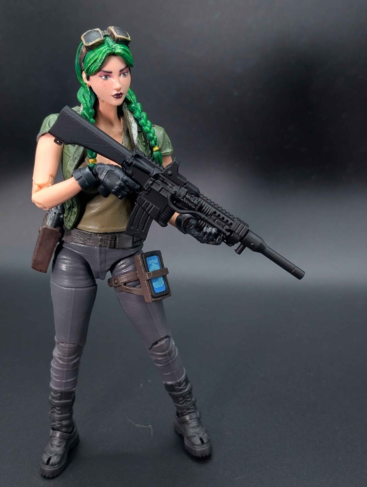 1/12 scale 3D printed scifi assault rifle for classified marvel legends