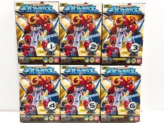 Power Rangers Kyuranger Mini Pla 04 GIGANT HOUOU Megazord All 6 Set Bandai F/S