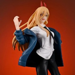 Power Figure Chainsaw Man 21cm Anime Fiend Girl Uniform Display Toy Holiday Gift