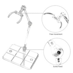 6-36 HG144 Adjustable Action Figure Display Holder Base Doll Model Support Stand