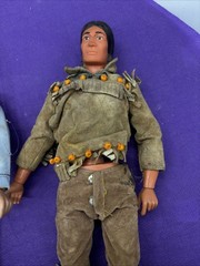 Gabriel Lone Ranger And Tonto Action Figures Parts Referb Movie Prop WBON TV