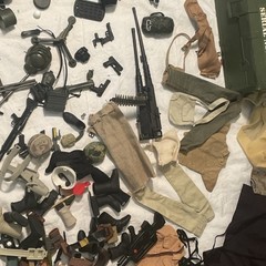 Vintage 1960s-1990s G.I. Joe Clothes & Accessories weapons shoes HUGE LOT