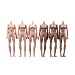 1/6 Suntan Skin Female Body Flexible Large Bust Action Figure Model Doll Body