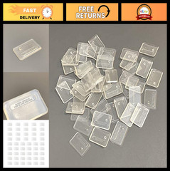 50 Pcs Clear Plastic Action Figure Stands for 3.75″ Toys – Display Base Upgrade