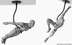 Action Figure Stand with Magnetic Base –Stop Motion Rig with Adjustable Dual-Arm