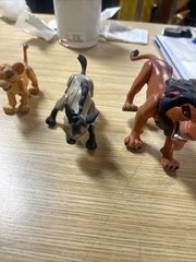 1994 Disney The Lion King Scar Banzai Battle Fighting Hyena Action Figure Lot(3