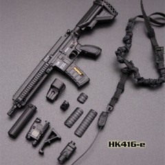 Soldier Accessories 1:6 Scale Plastic Assault Rifle Weapon Gun Fit 12” Figure