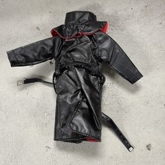 SU-LTC-NWBLD: 1/12 Black Coat with Red lining for Marvel Legends Blade Figure