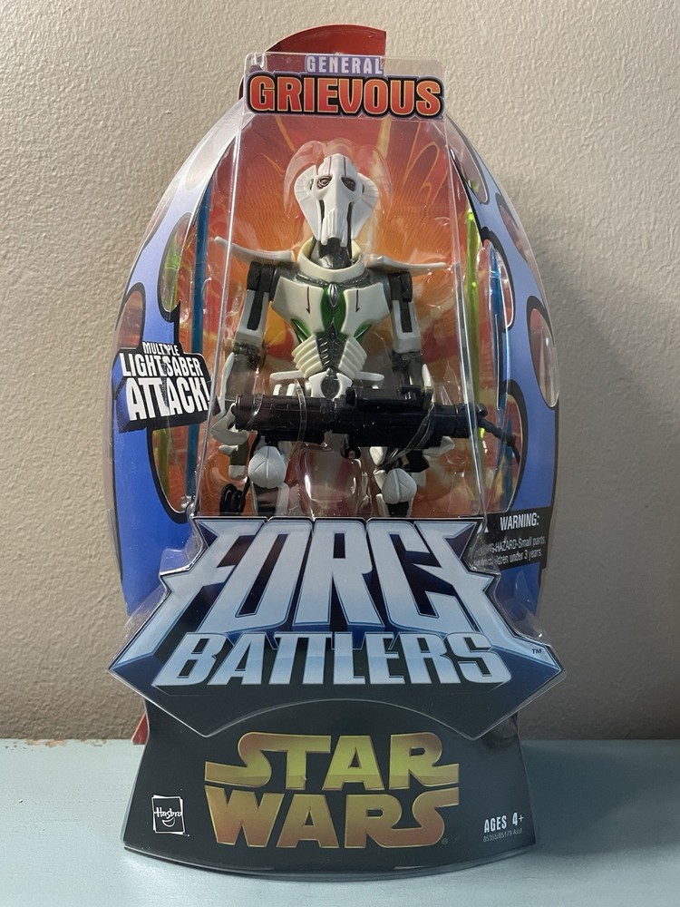 Vtg 2005 Star Wars Force Battlers – GENERAL GRIEVOUS Action Figure – Sealed NEW