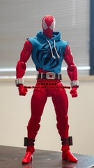 Hot-New Mess Toys Scarlet Hero Spider-Man Blue Suit 1/12 Action Figure US STOCK