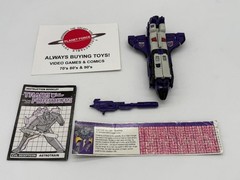 1985 Astrotrain Complete w/ Booklet & Tech Spec G1 Transformers Figure