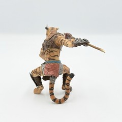 Papo Mutant Warrior Figures Lot Lion & Tiger w/ Weapons 2007 Set Of 2 Medieval