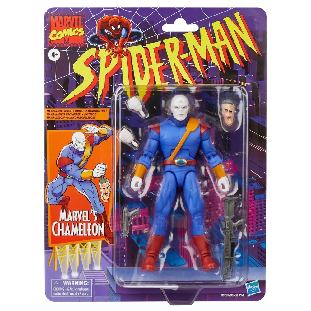 Spider-Man Marvel Legends Retro Collection Chameleon 6″ Action Figure *IN-STOCK*