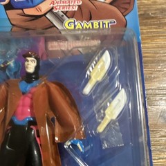 ToyBiz Marvel X-Men Classics Gambit Action Figure Boxed w/ Staff trading card