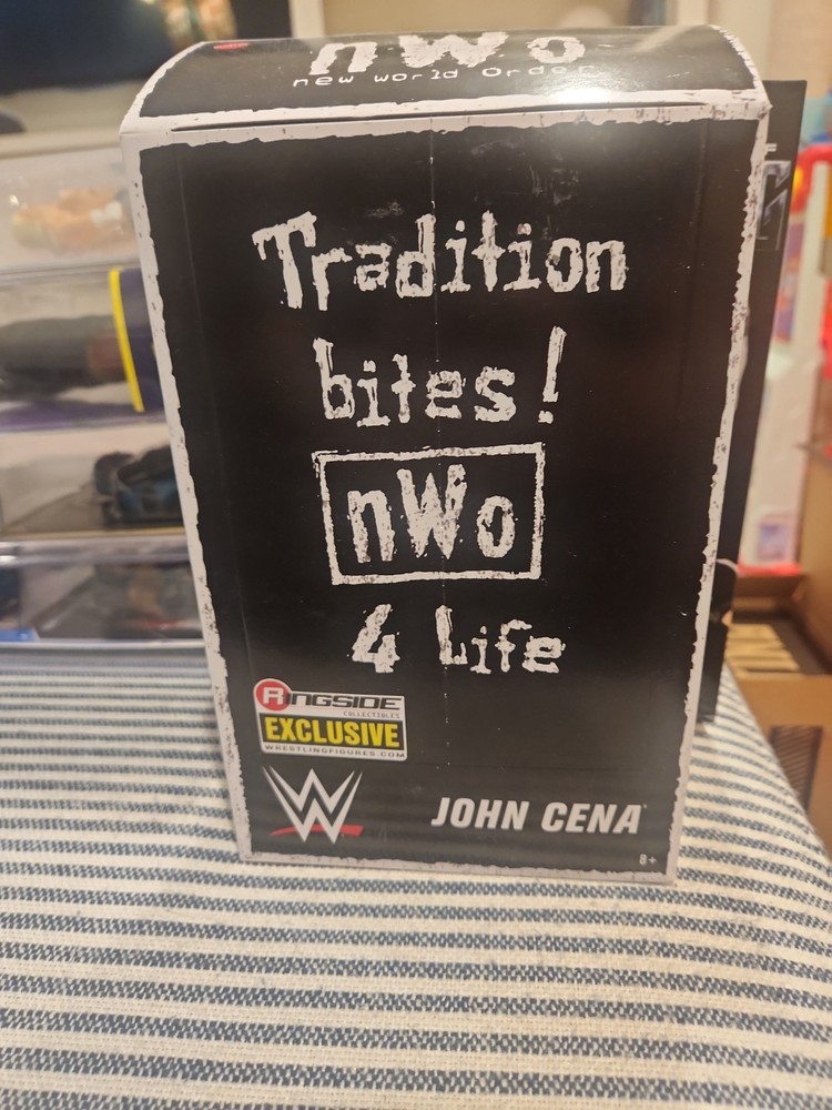 New Sealed WWE Elite Ringside Exclusive John Cena NWO Mattel 2020 Figure