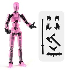 DIY Luminous T13 Robot Movable Joint 3D Printed Action Figure Kids Gift