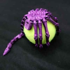 Facehugger Alien AVP Fully Articulated 3D-Printed Mini Figure Customizable Color